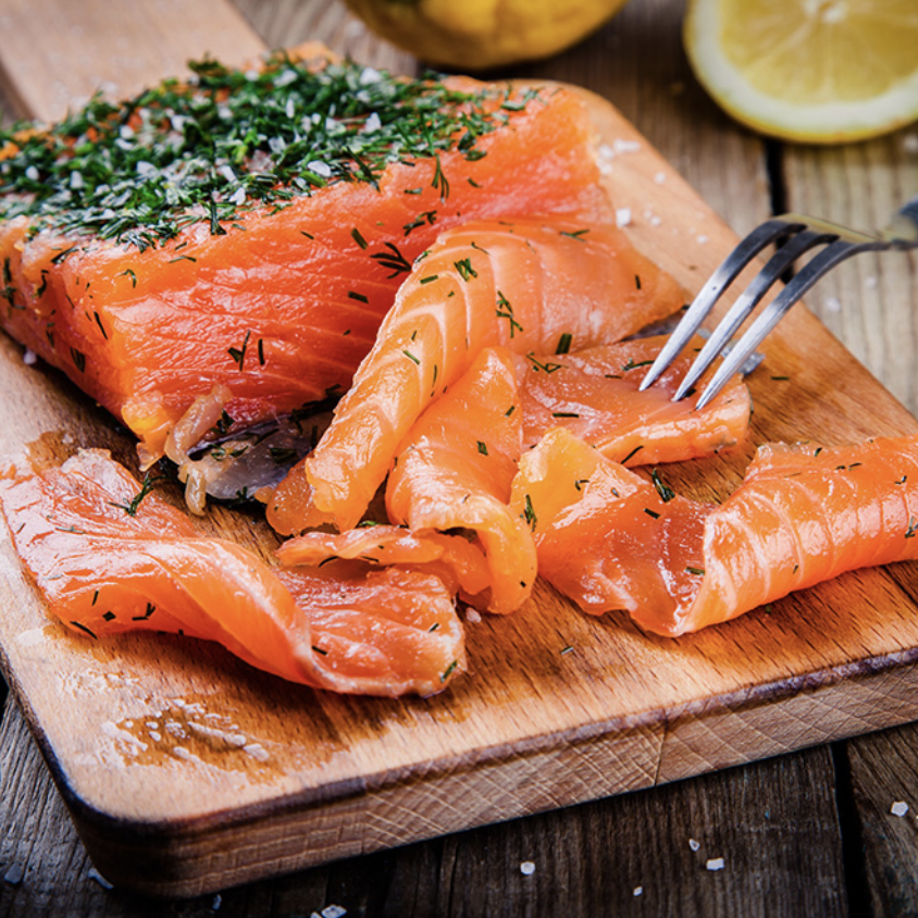 Home made gravlax